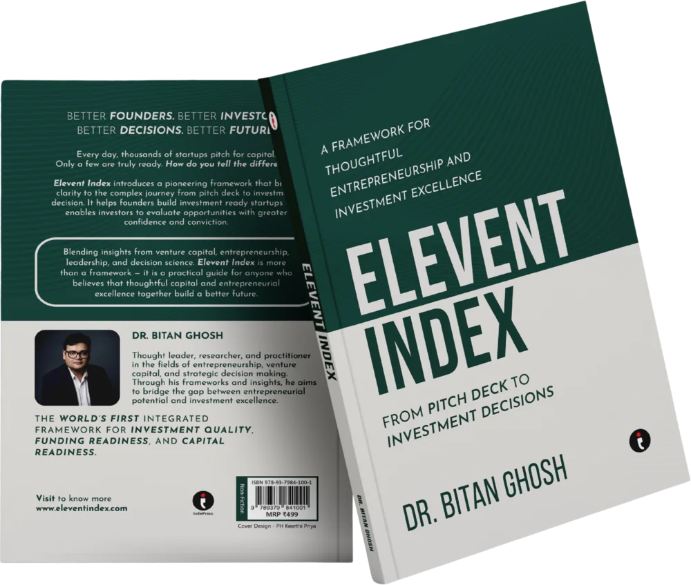 Elevent Index open to a chapter spread
